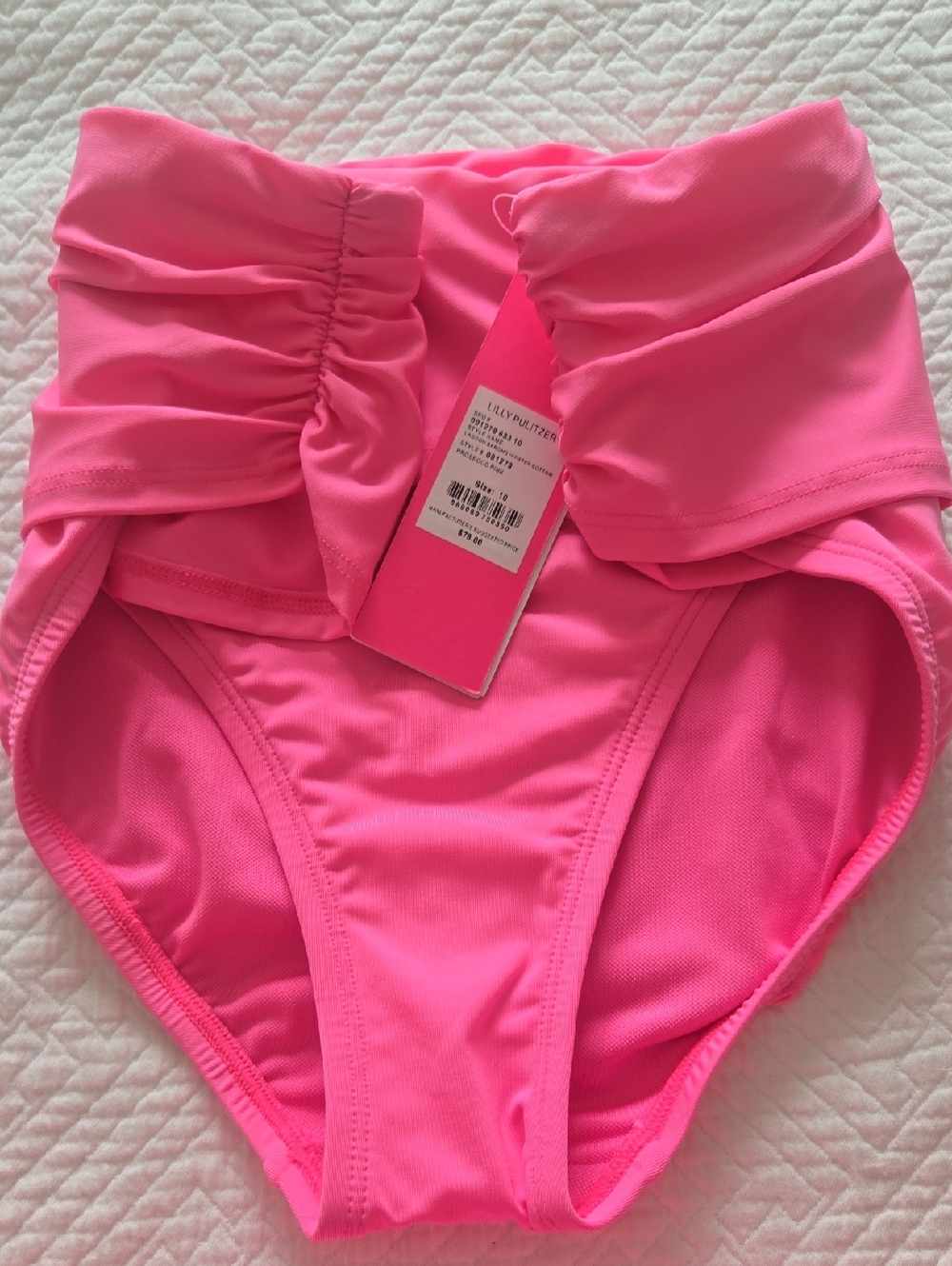 Lilly Pulitzer Leven Top And Lagoon Sarong Hipster Bottom - Picture 9 of 16